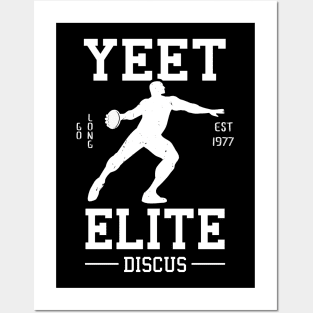 Yeet Elite Discus Athlete Track N Field Athletics Posters and Art